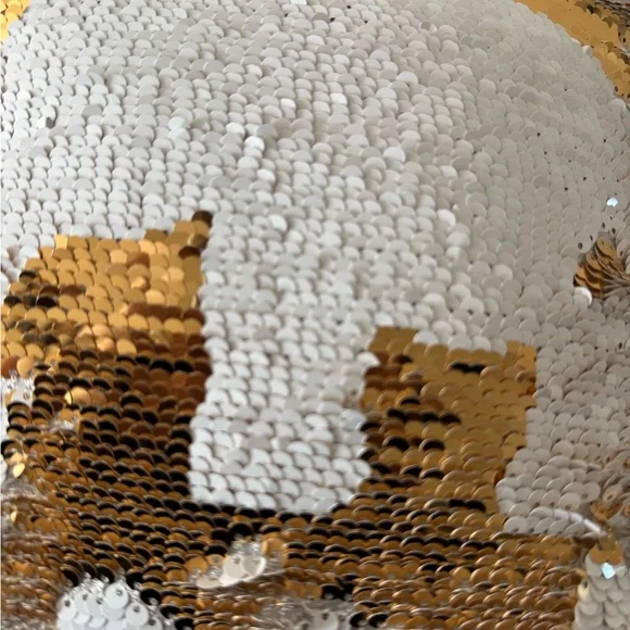 Pillow changes sequins elephant 11” square - Picture 2 of 5